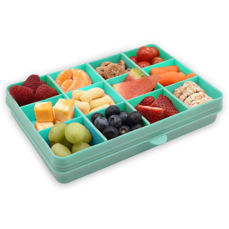 Melii - Snackle Box w/ Removable Divider - 4oz - Turquoise 