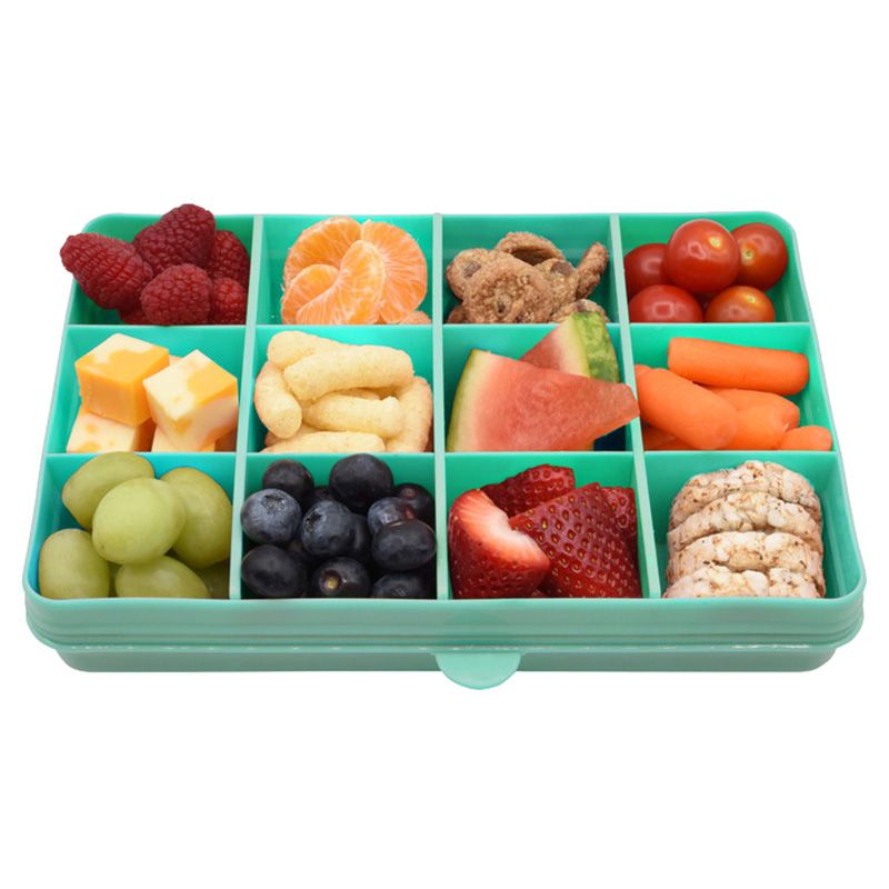 Melii - Snackle Box w/ Removable Divider - 4oz - Turquoise 