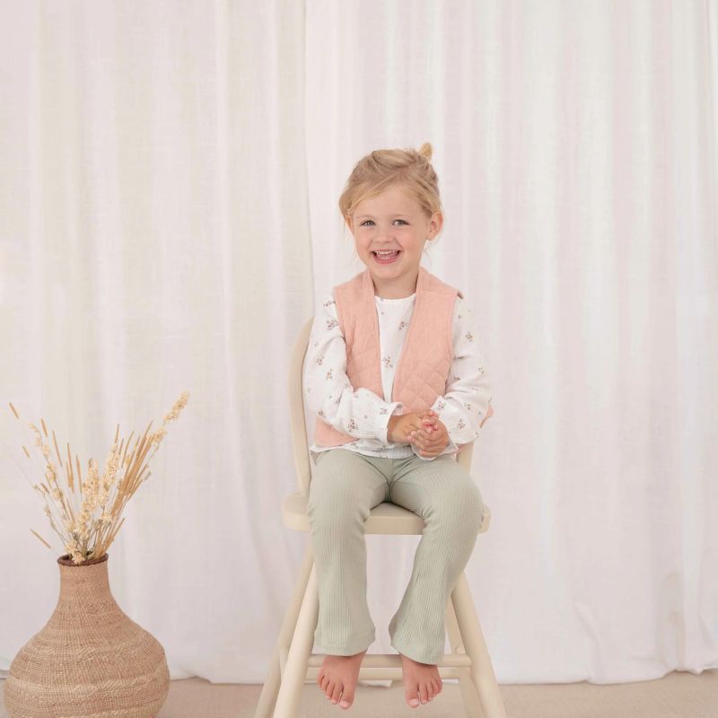 Little Dutch - Long Sleeve Muslin Blouse - White Meadows