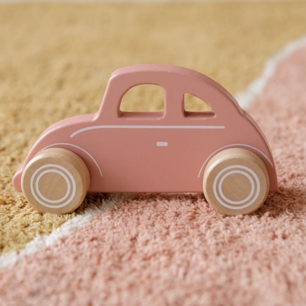 Little Dutch - Wooden Toy Car - Pink