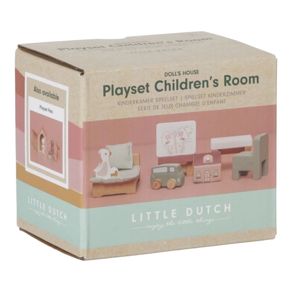 Little Dutch - Children's Wooden Room Furniture Playset