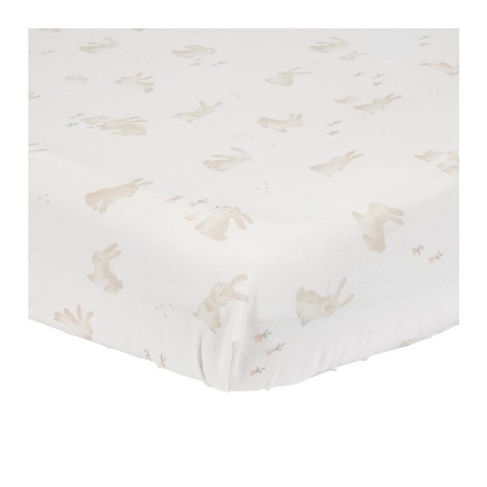 Little Dutch - Fitted Cot Sheet - Baby Bunny - 60x120 cm