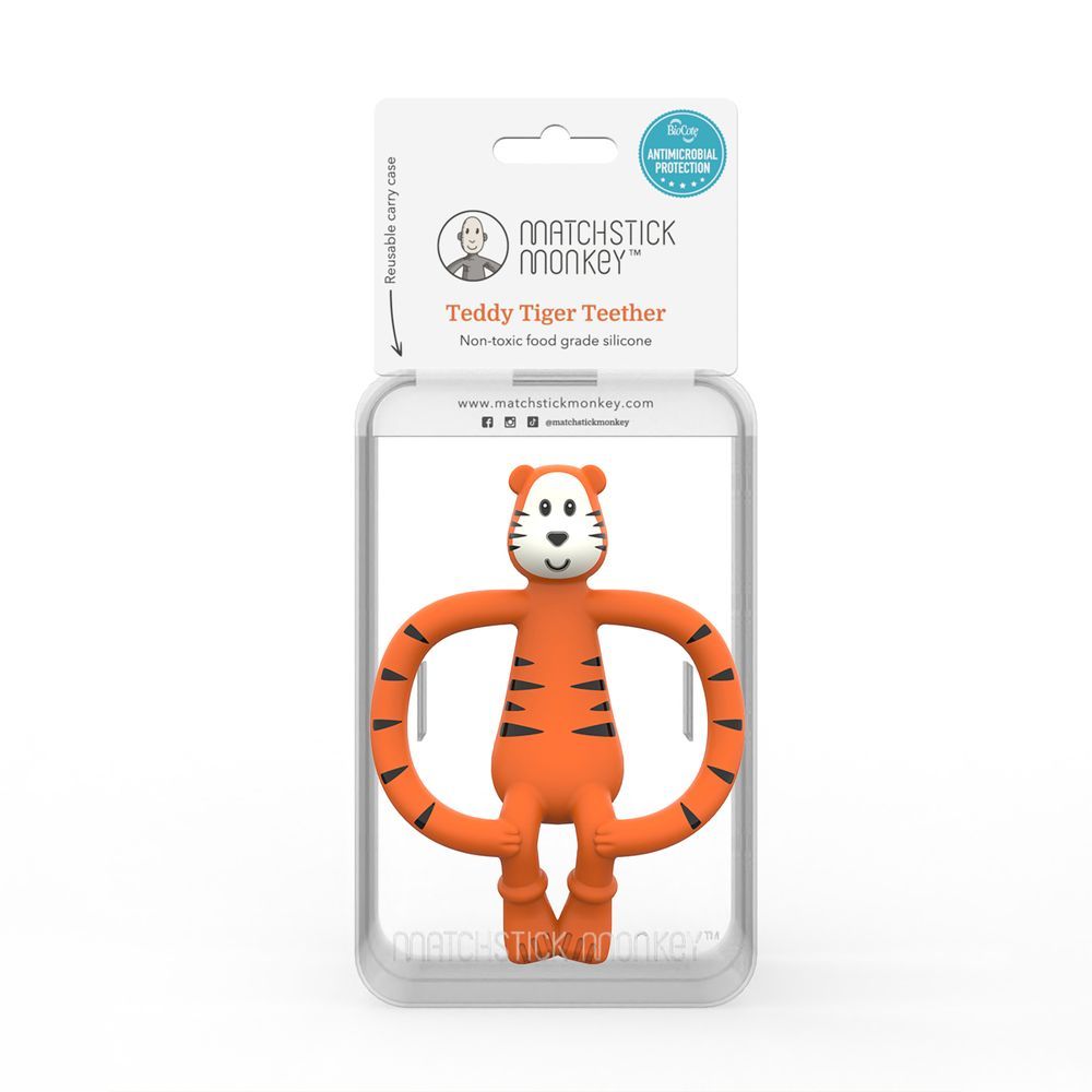 Matchstick Monkey - Animal Teether - Teddy Tiger