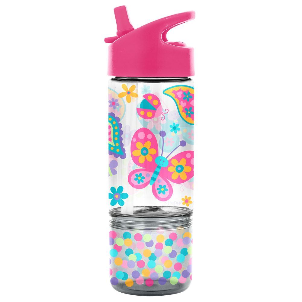 Stephen Joseph - Sip And Snack Bottle - Butterfly - 454 ml