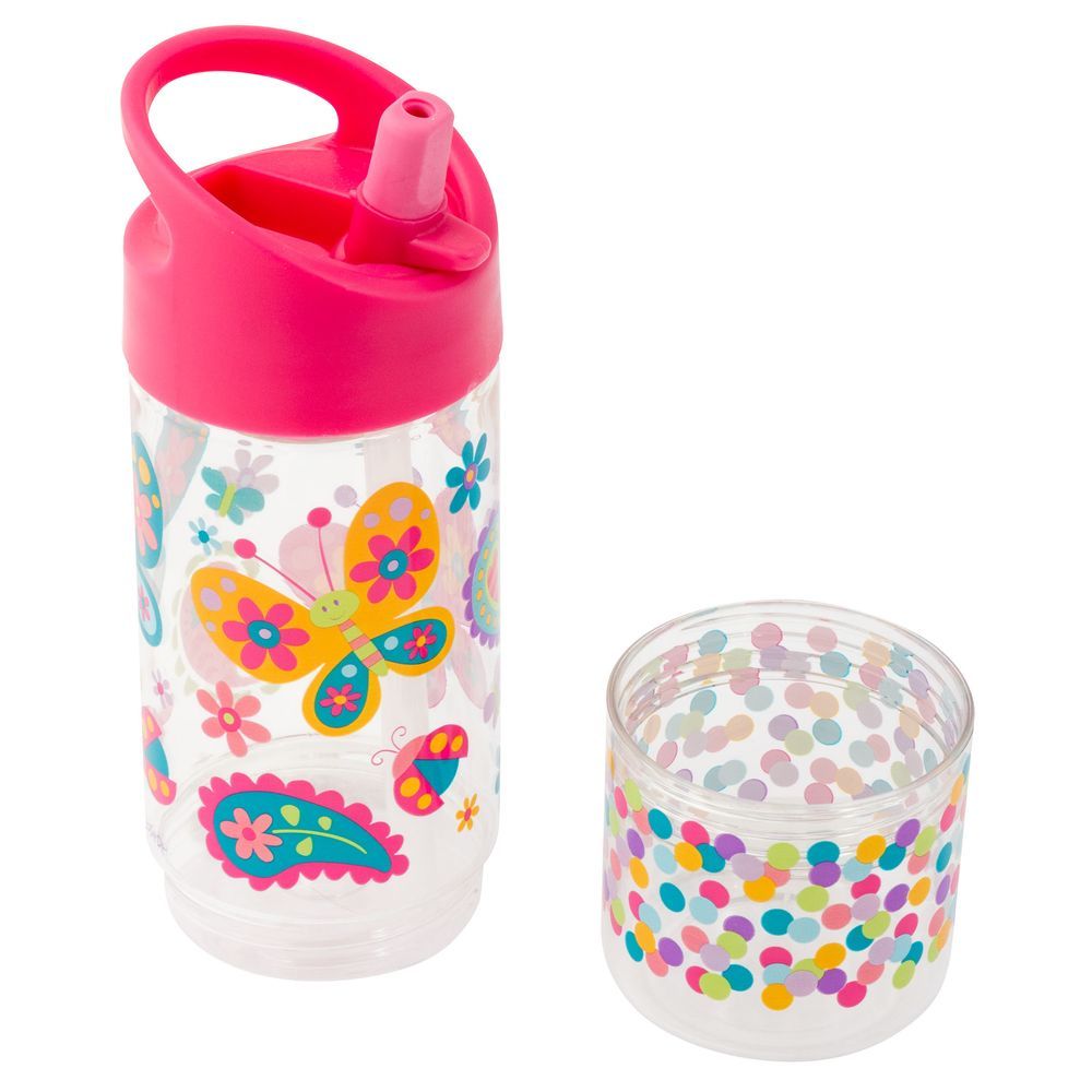 Stephen Joseph - Sip And Snack Bottle - Butterfly - 454 ml