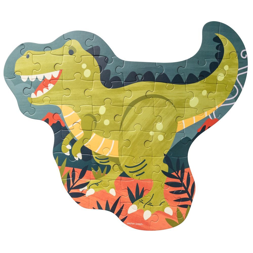 Stephen Joseph - Dino Shaped Jigsaw Puzzle - 42pcs