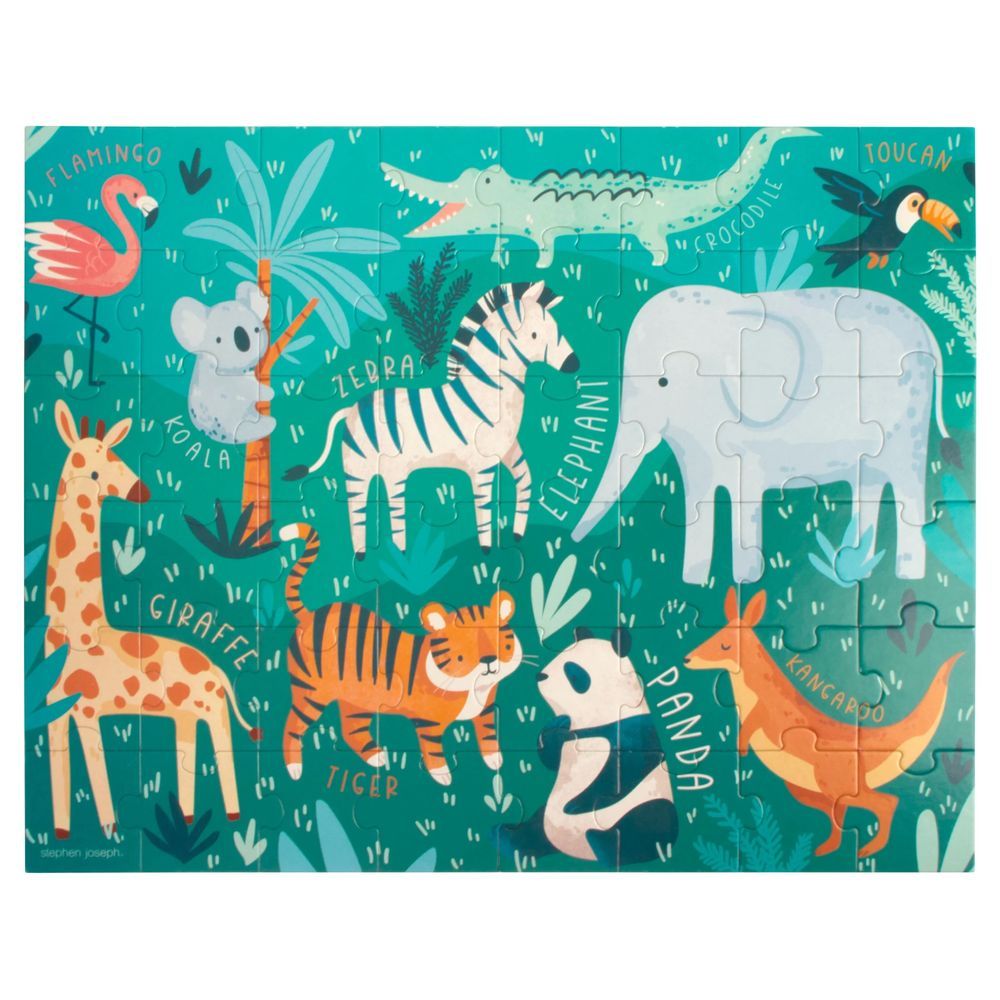 Stephen Joseph - Educational Puzzle - Animal Kingdom - 48pcs