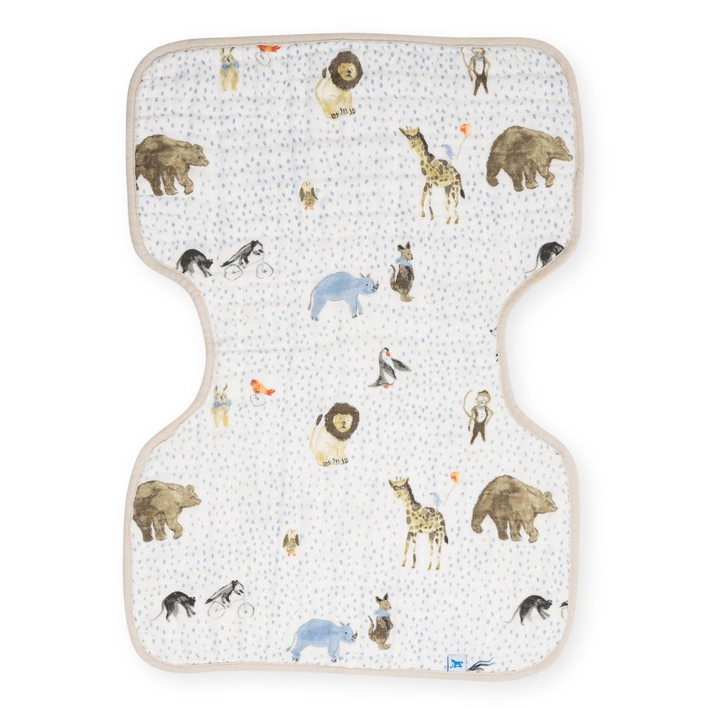 Little Unicorn - Cotton Muslin Burp Cloth - Party Animals