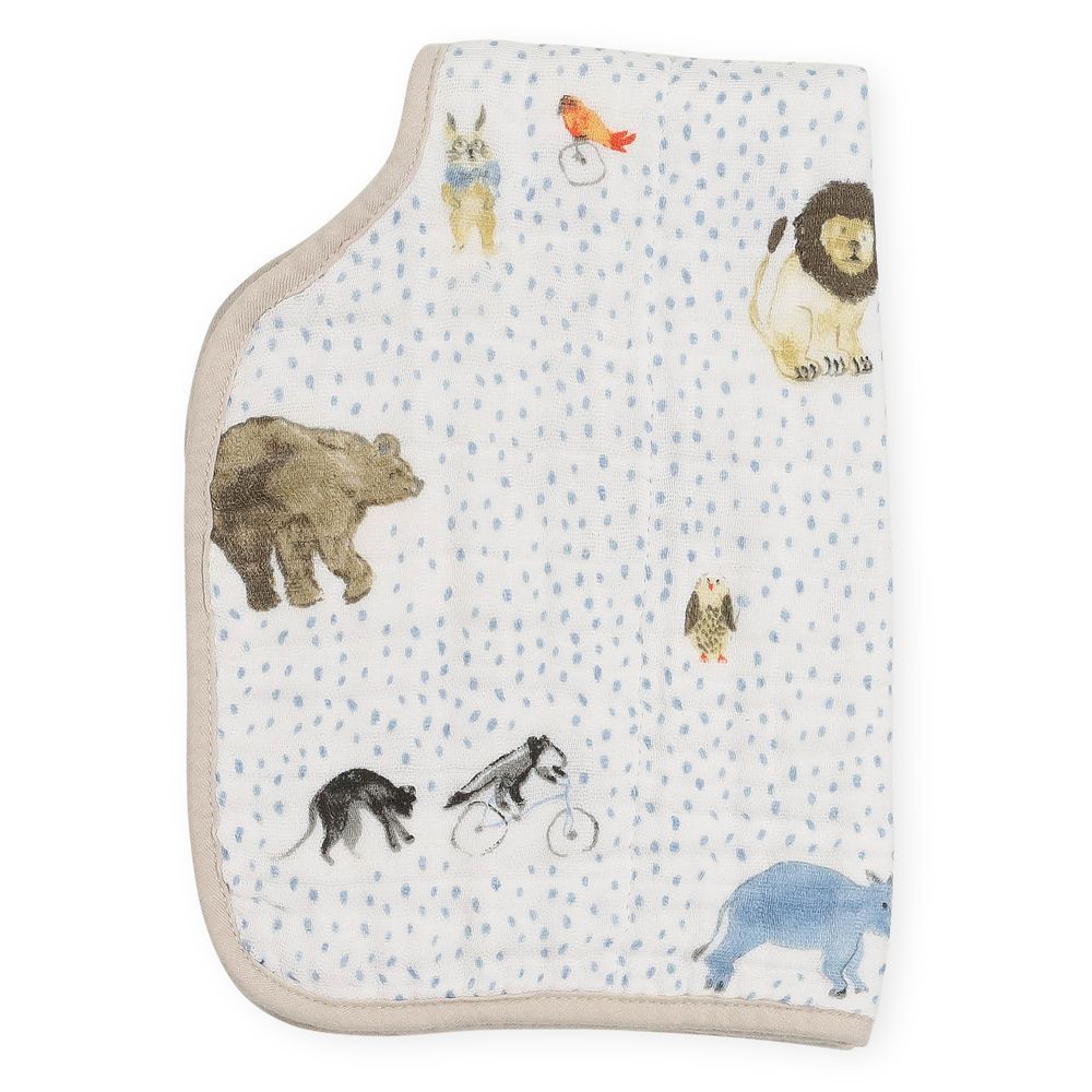 Little Unicorn - Cotton Muslin Burp Cloth - Party Animals