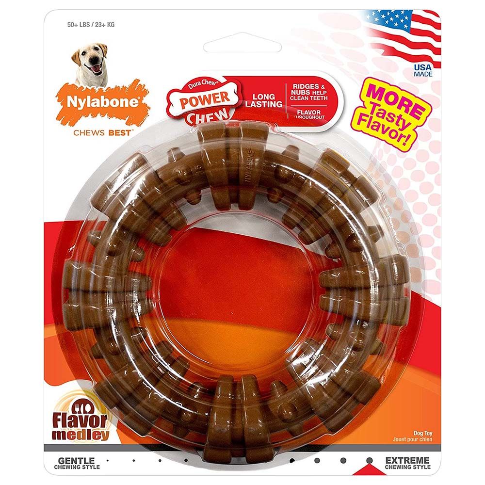 Nylabone - Power Chew Regular Textured Ring