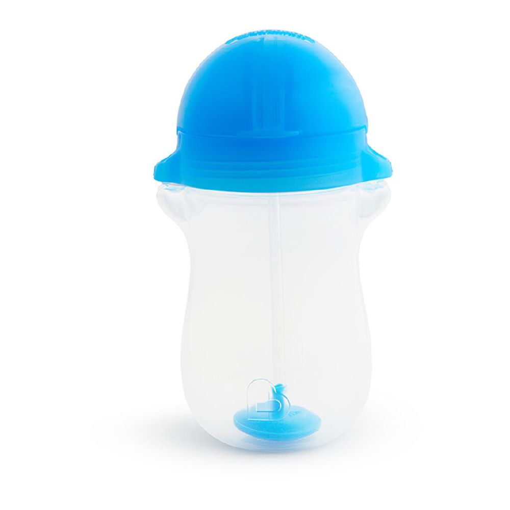 Munchkin - Any Angle Click Lock Weighted Straw Toddler Sippy Cup 12m+ - 296ml - Blue