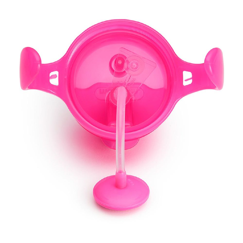 Munchkin - Any Angle Click Lock Weighted Straw Baby Trainer Cup 6m+ - 207ml - Pink