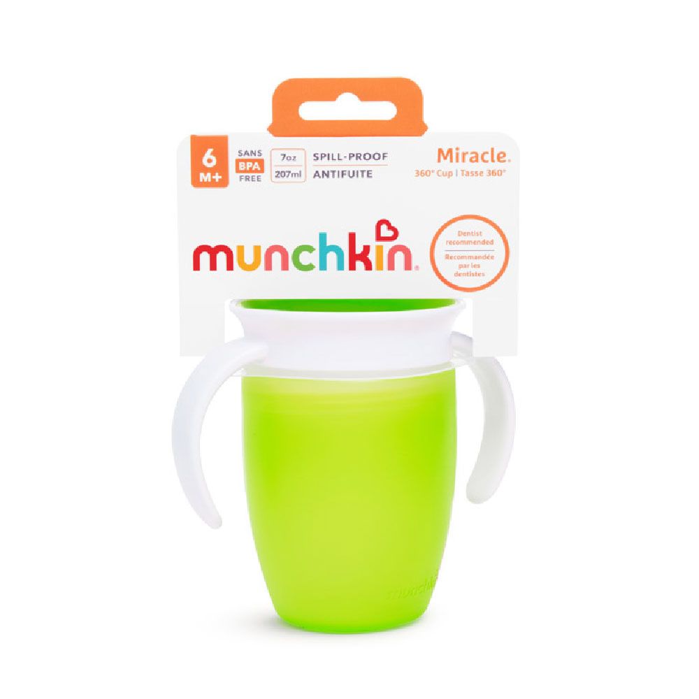 Munchkin - Miracle 360 Degree Baby Trainer Cup 6m+ - 207ml - Green