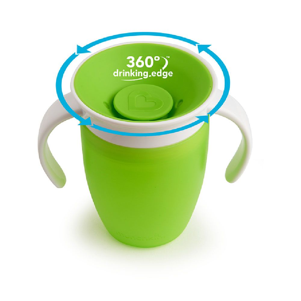 Munchkin - Miracle 360 Degree Baby Trainer Cup 6m+ - 207ml - Green