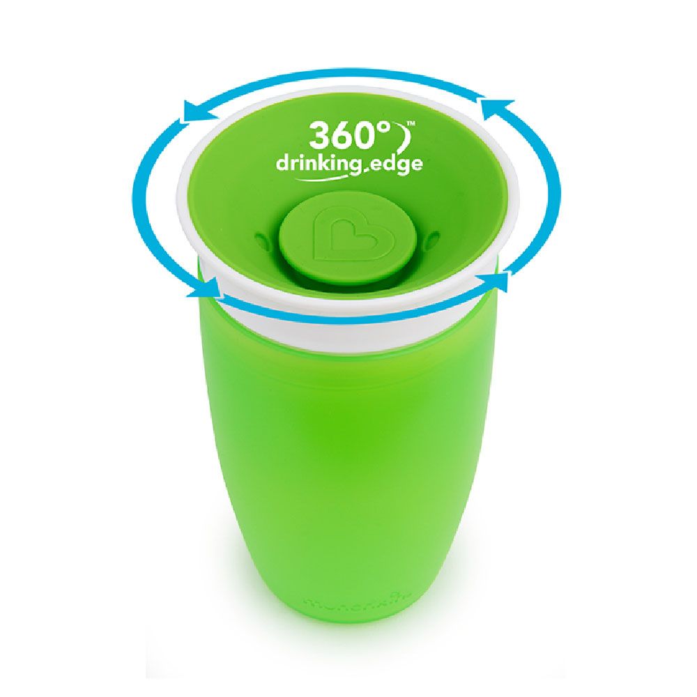 Munchkin - Miracle 360 Degree Baby Sippy Cup 12m+ -296ml - Green