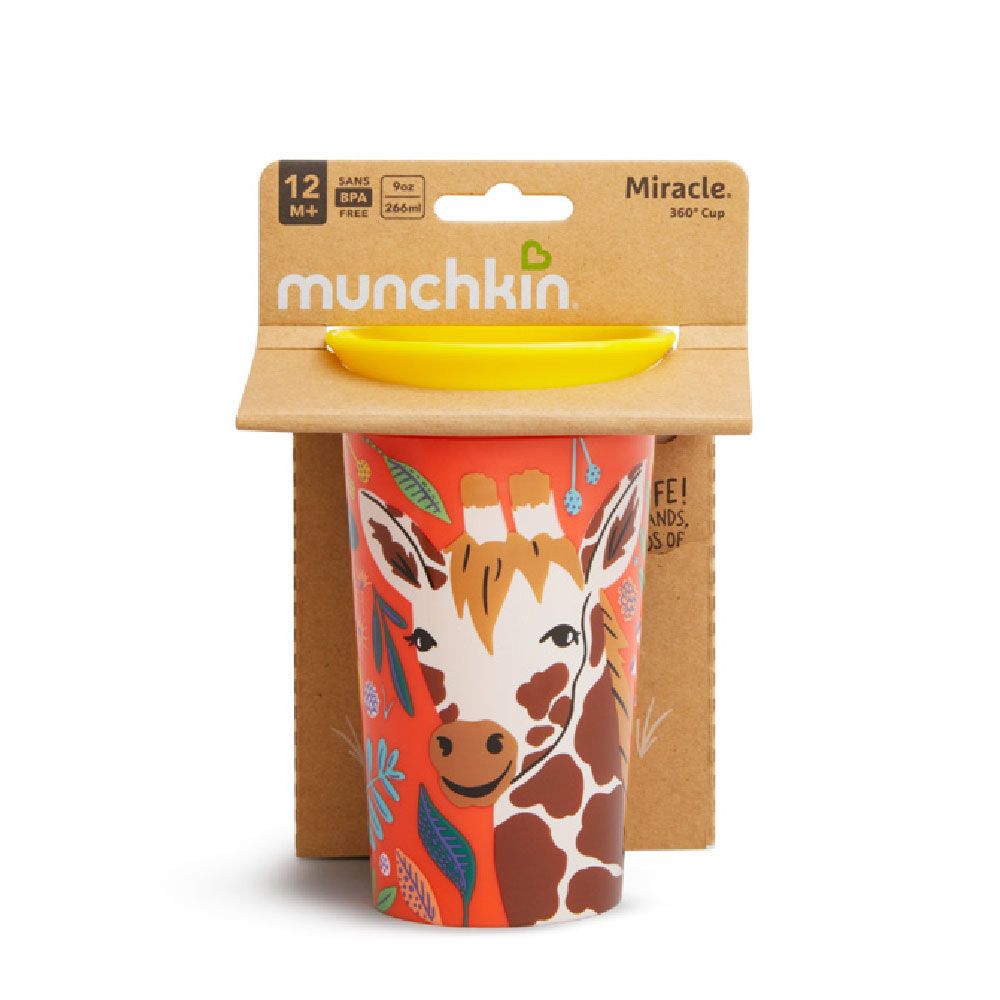 Munchkin - Miracle 360 Degree Degree WildLove Baby Trainer Cup - 6m+ - 177ml - Giraffe