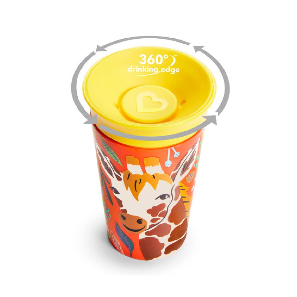 Munchkin - Miracle 360 Degree Degree WildLove Baby Trainer Cup - 6m+ - 177ml - Giraffe