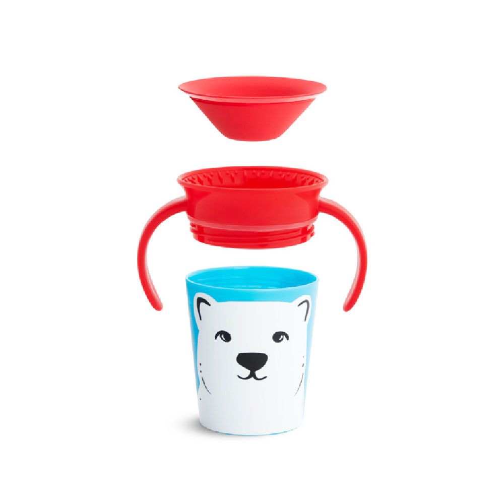 Munchkin - Miracle 360 Degree Degree WildLove Baby Trainer Cup - 6m+ - 177ml - Polar Bear