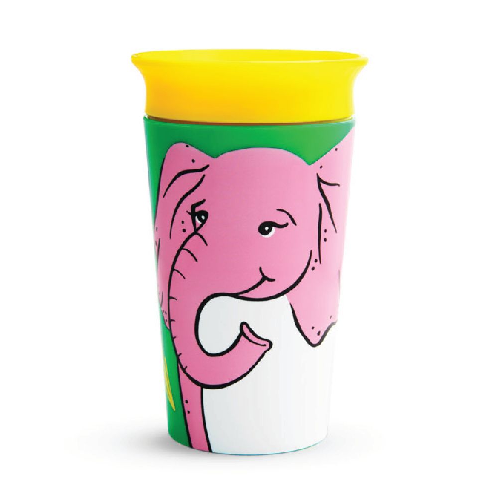 Munchkin - Miracle 360 Degree Degree WildLove Toddler Sippy Cup 12m+ - 266ml - Elephant