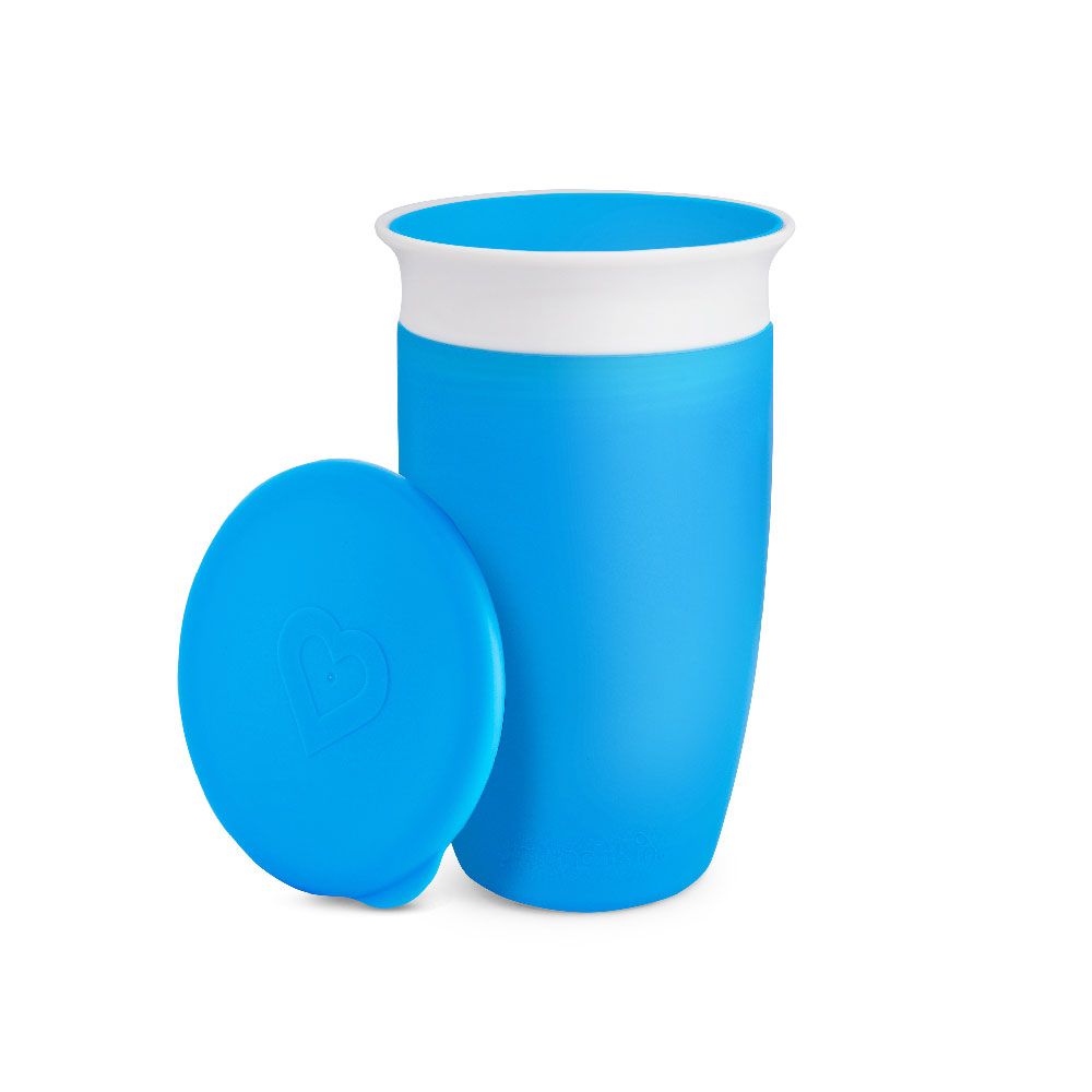 Munchkin - Miracle 360 Degree Baby Sippy Cup 12m+ with Lid - 296 ml - Blue