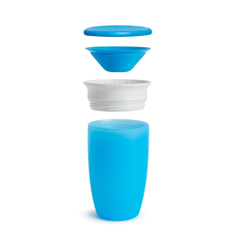 Munchkin - Miracle 360 Degree Baby Sippy Cup 12m+ with Lid - 296 ml - Blue