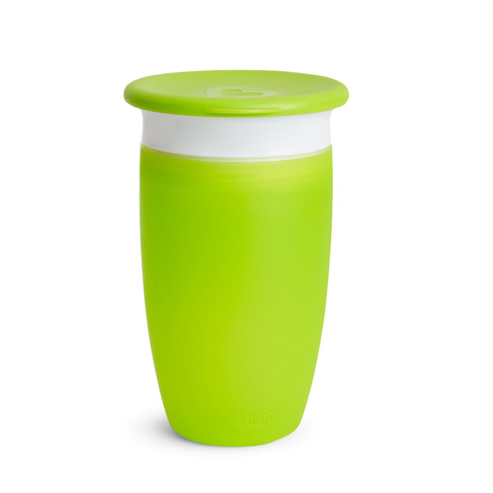 Munchkin - Miracle 360 Degree Baby Sippy Cup 12m+ with Lid - 296 ml - Green