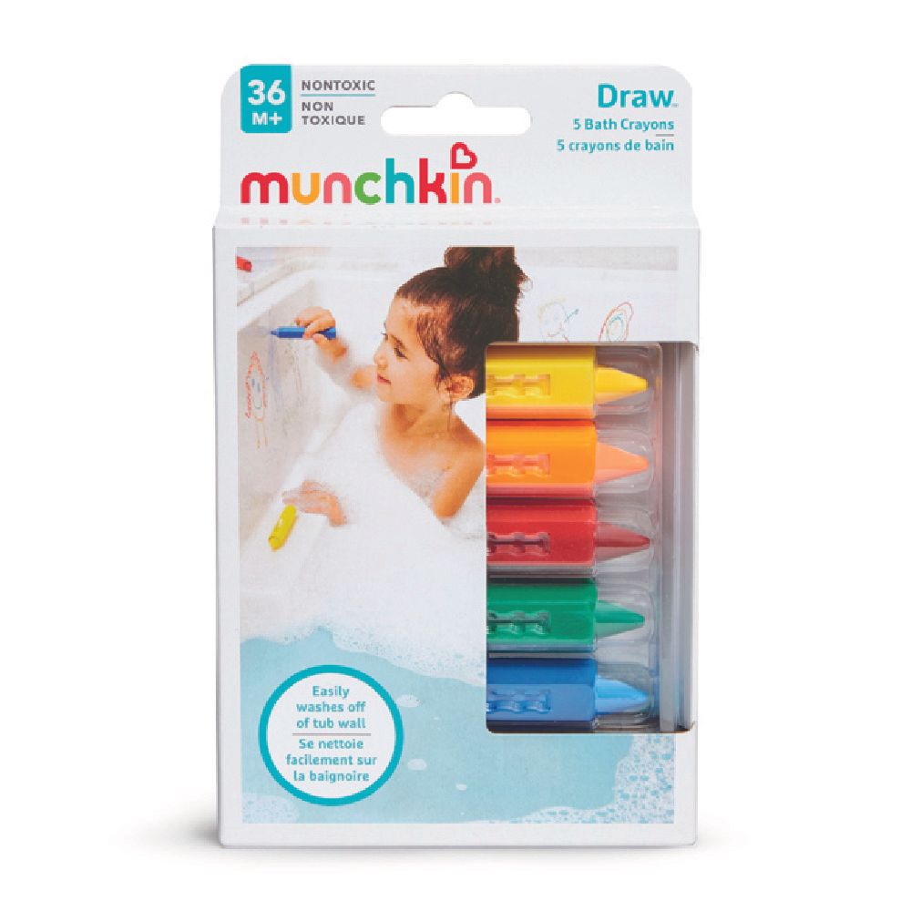 Munchkin - Learn Bath Crayons Set