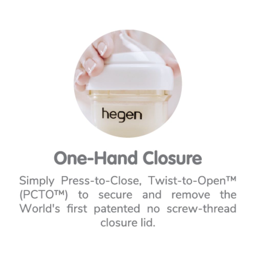 Hegen - PCTO Breast Milk Storage PPSU, 60ml - Pack of 6