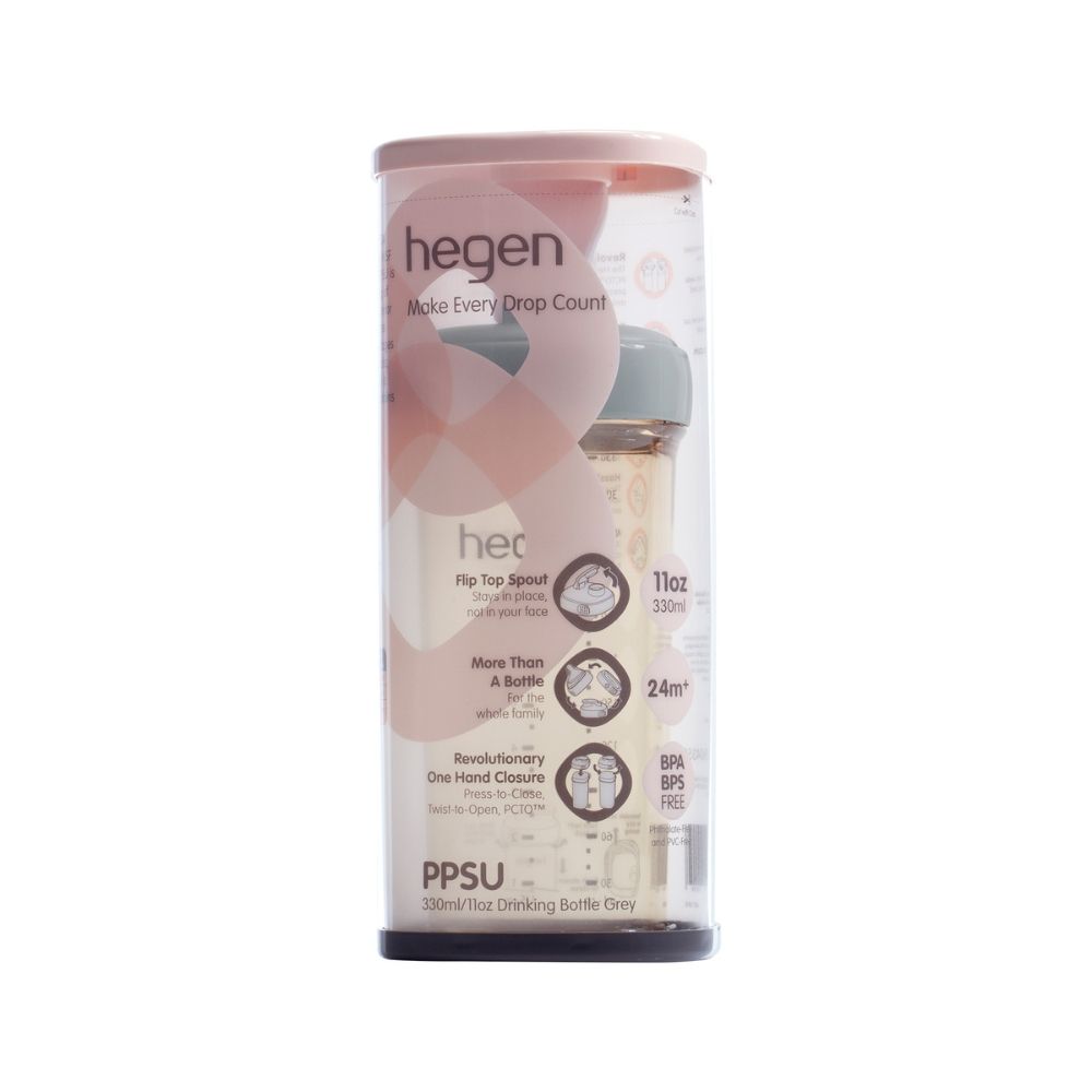 Hegen - PCTO Feeding Bottle PPSU - 330ml - Pink