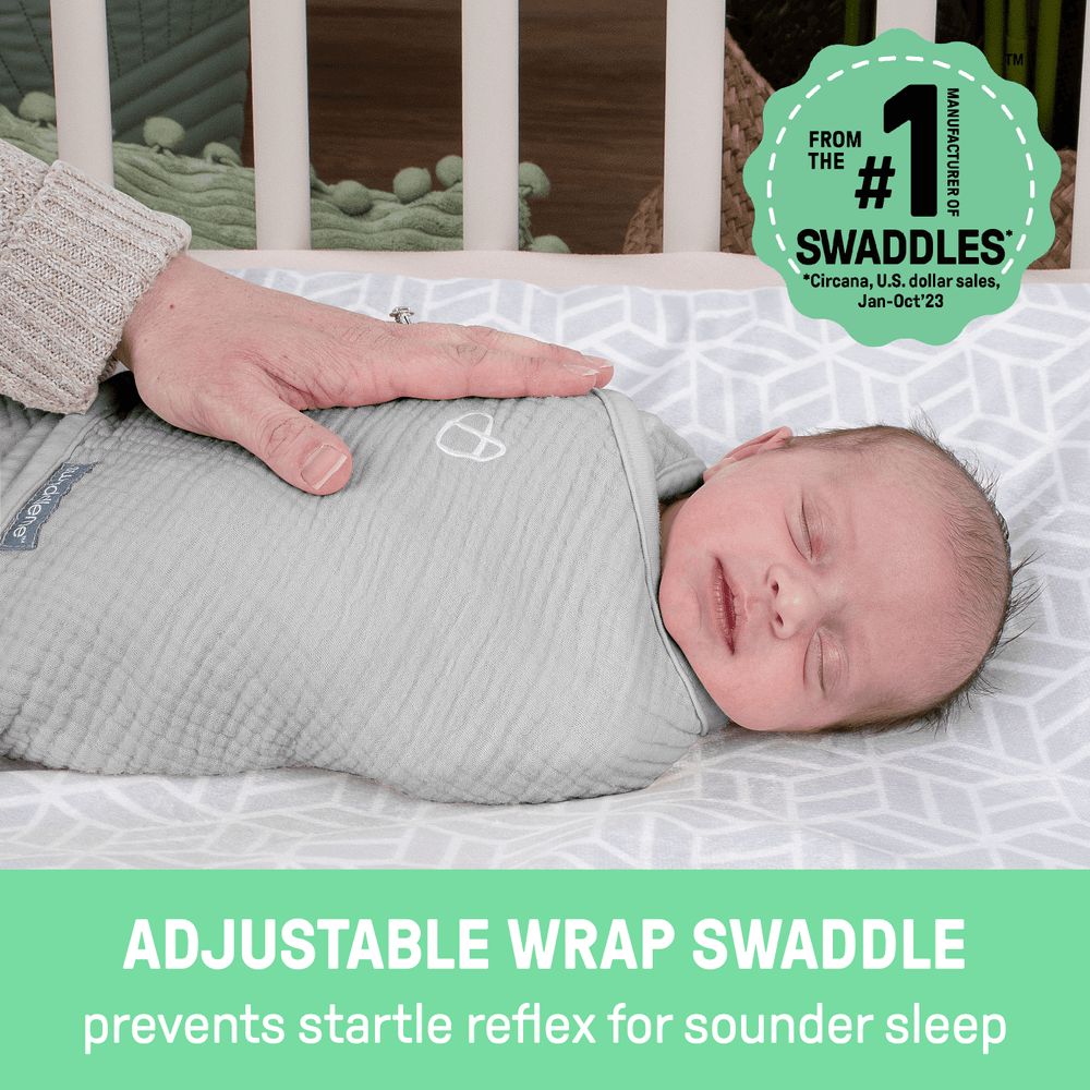 Summer Infant - SwaddleMe Muslin Swaddle - Cream