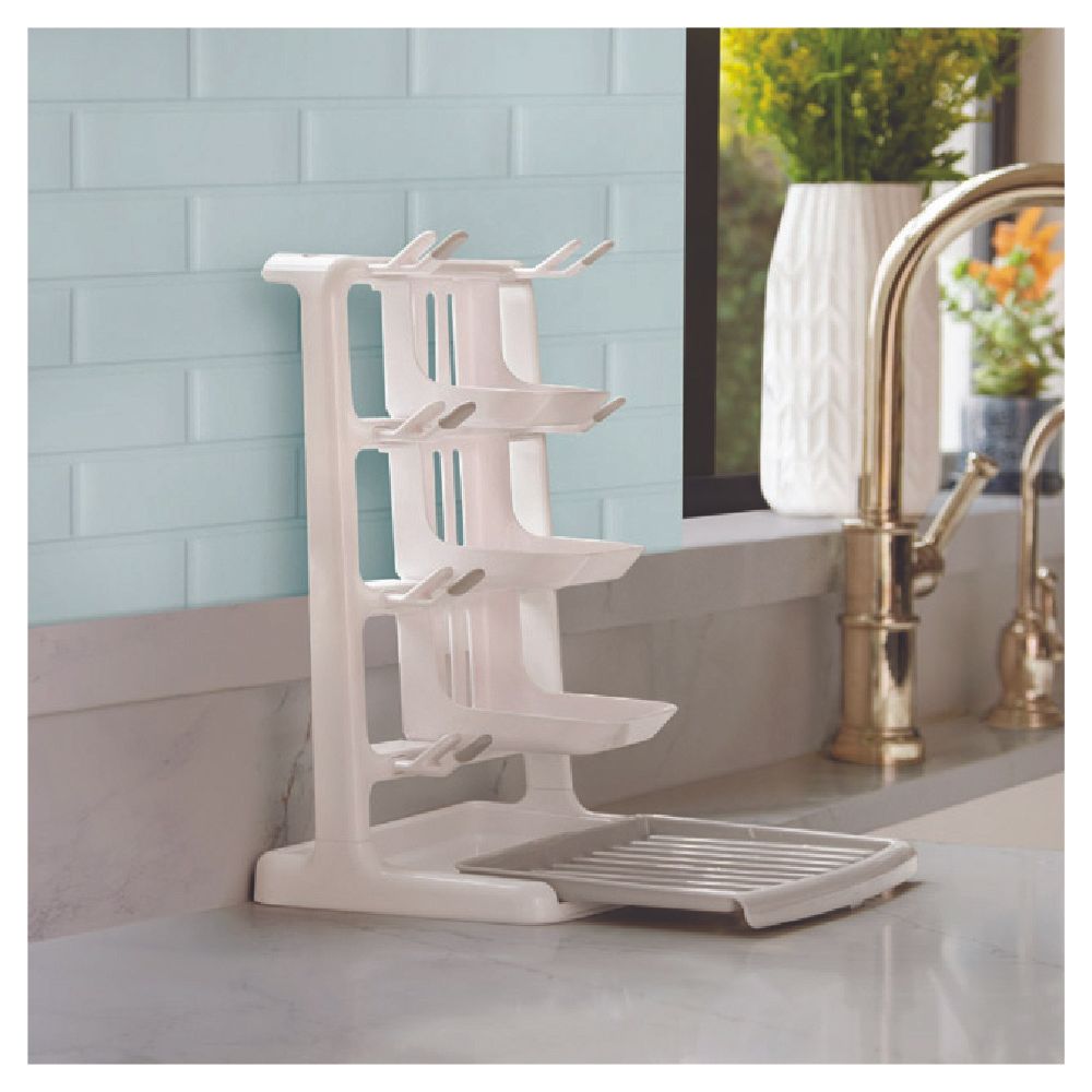 Munchkin - Tidy Dry Space Saving Baby Bottle Drying Rack