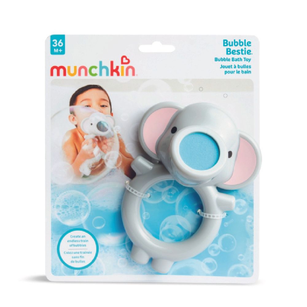 Munchkin - Bestie Bubble Blower Bath Toy - Grey 36m+