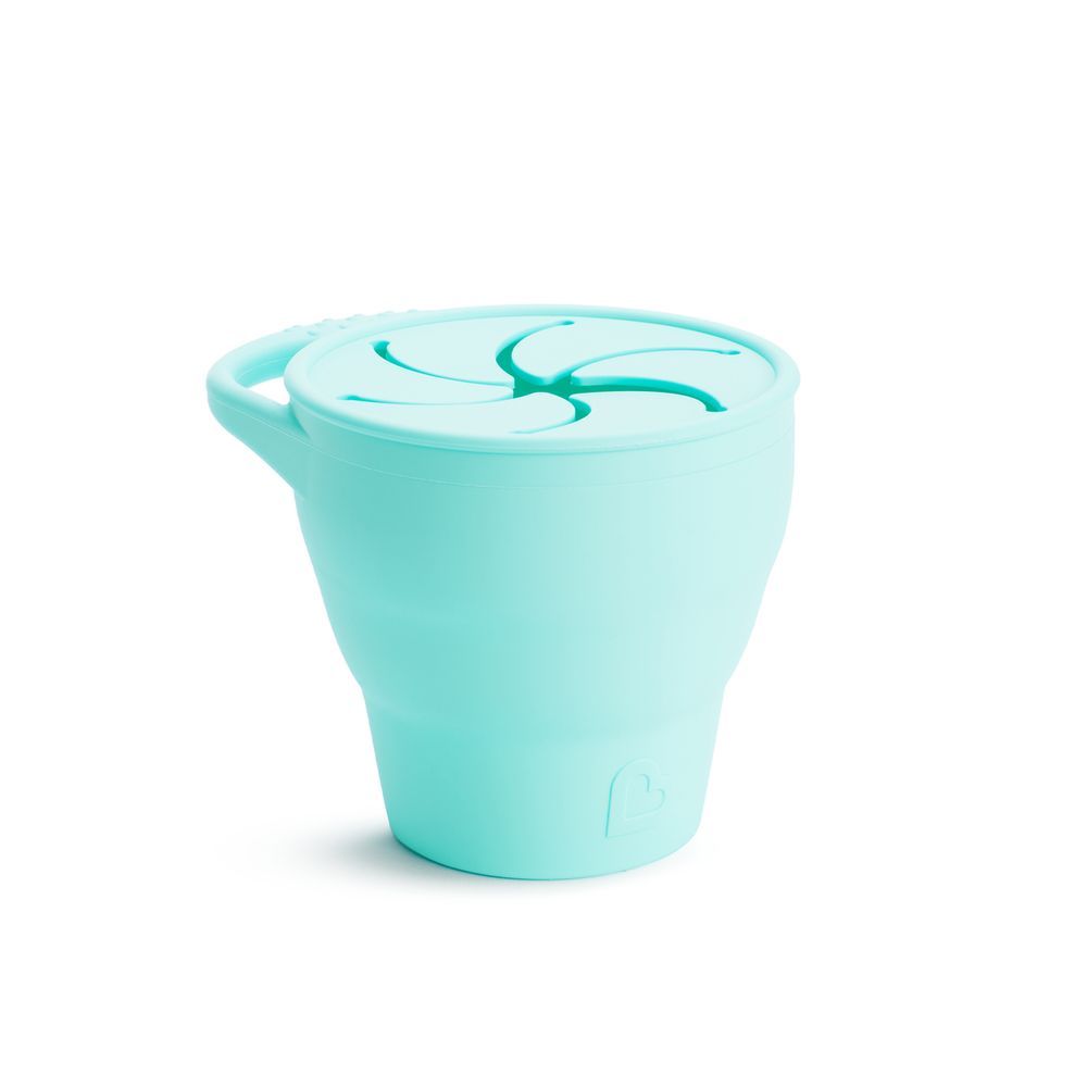 Munchkin - C'est Silicone Snack Catcher with Lid 6m+ - Coral