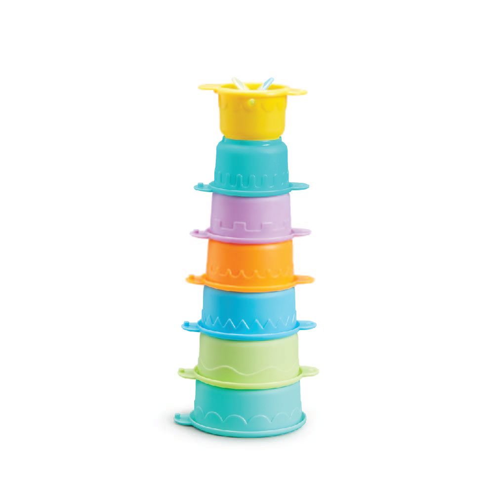 Munchkin - Connect-A-Cup Bath Toy - Multicolour