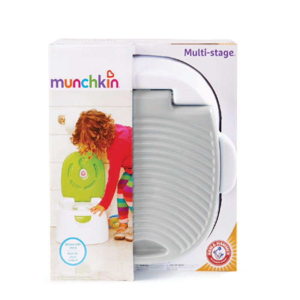 Munchkin - 3-in-1 Potty Seat & Toilet Trainer