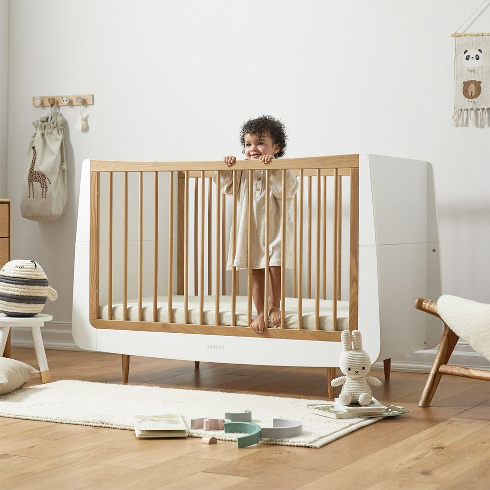 Snuz - SnuzKot Skandi Cot Bed - Oak