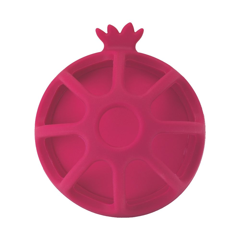 Infantino - Soothing Silicone Teether - Pomegranate