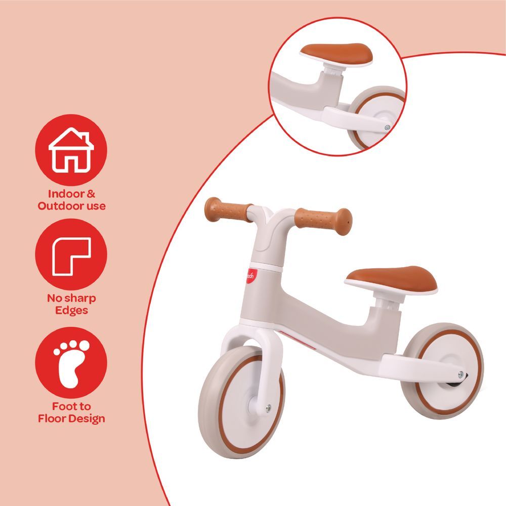 Moon - Swift Baby Balance Bike - Brown