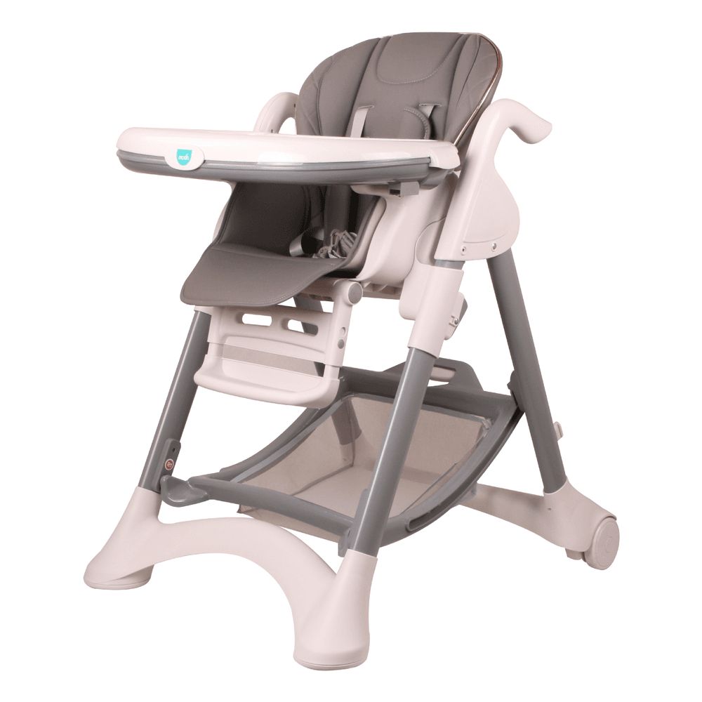 Moon - Trestle Foldable Baby High Chair - Grey