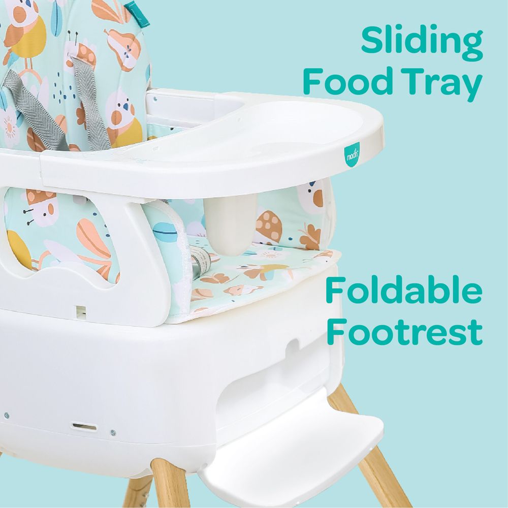 Moon - Hiterite 4-In-1 Convertible - Baby Highchair - Green