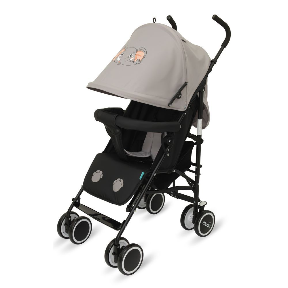 Moon Safari - The Elephant Character Umbrella Stroller - Grey