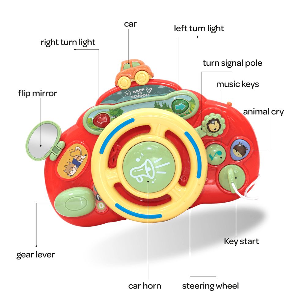 Moon - Toddler Steering Wheel Toy