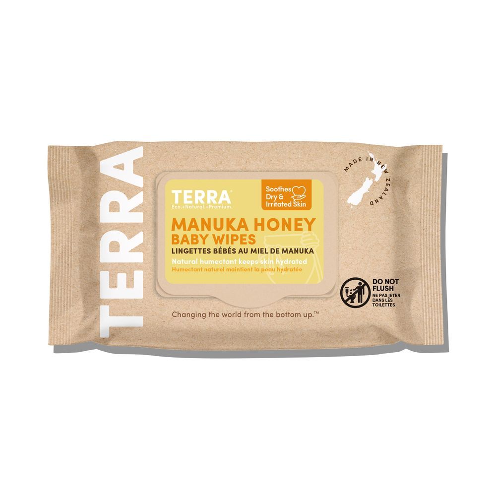 Terra Gentle - Baby Wipes Manuka Honey - 70 Pcs