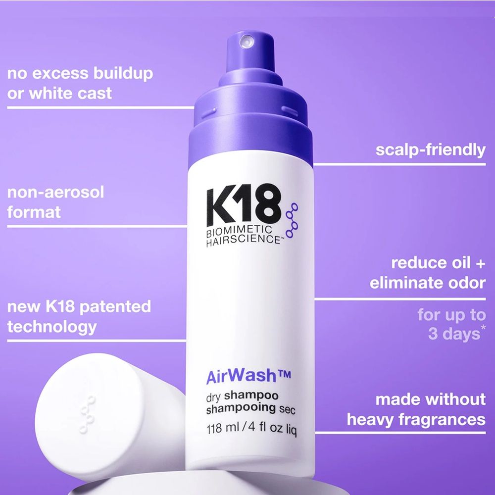 K18 - Airwash Dry Shampoo 118ml