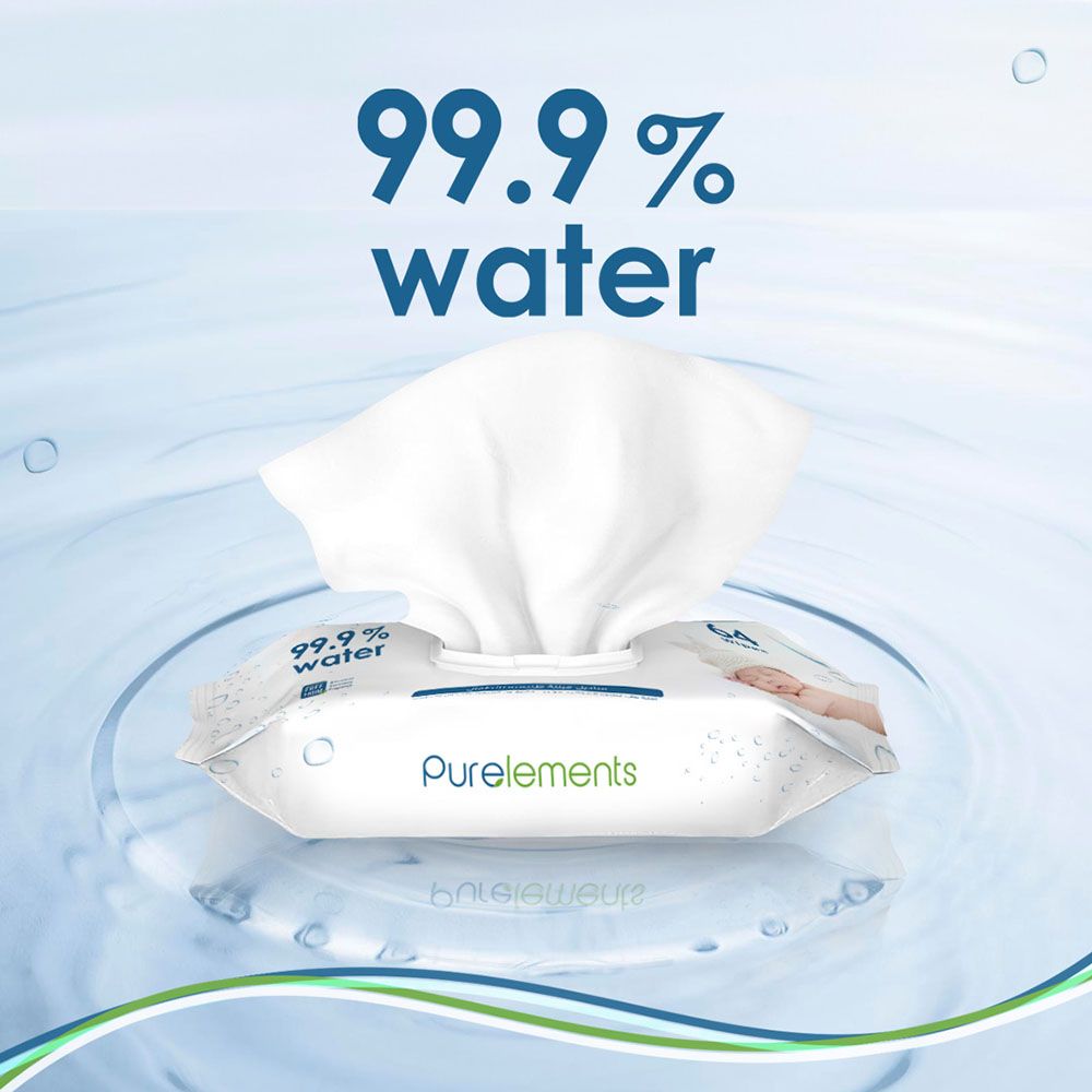 Purelements - Aloe Natural 99.9% Water Wipes - 256pcs