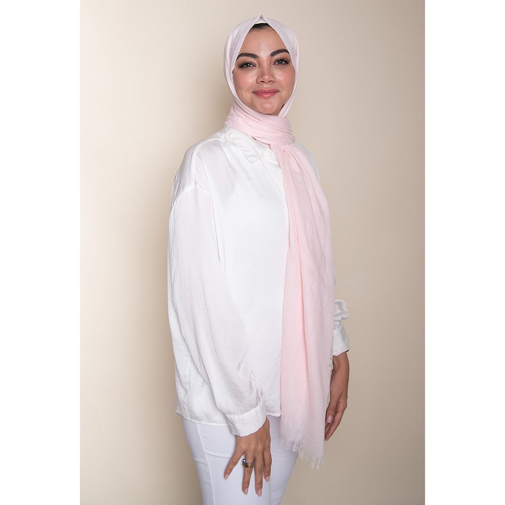 Luxy Hijab - Modal Cotton Hijab - Baby Pink