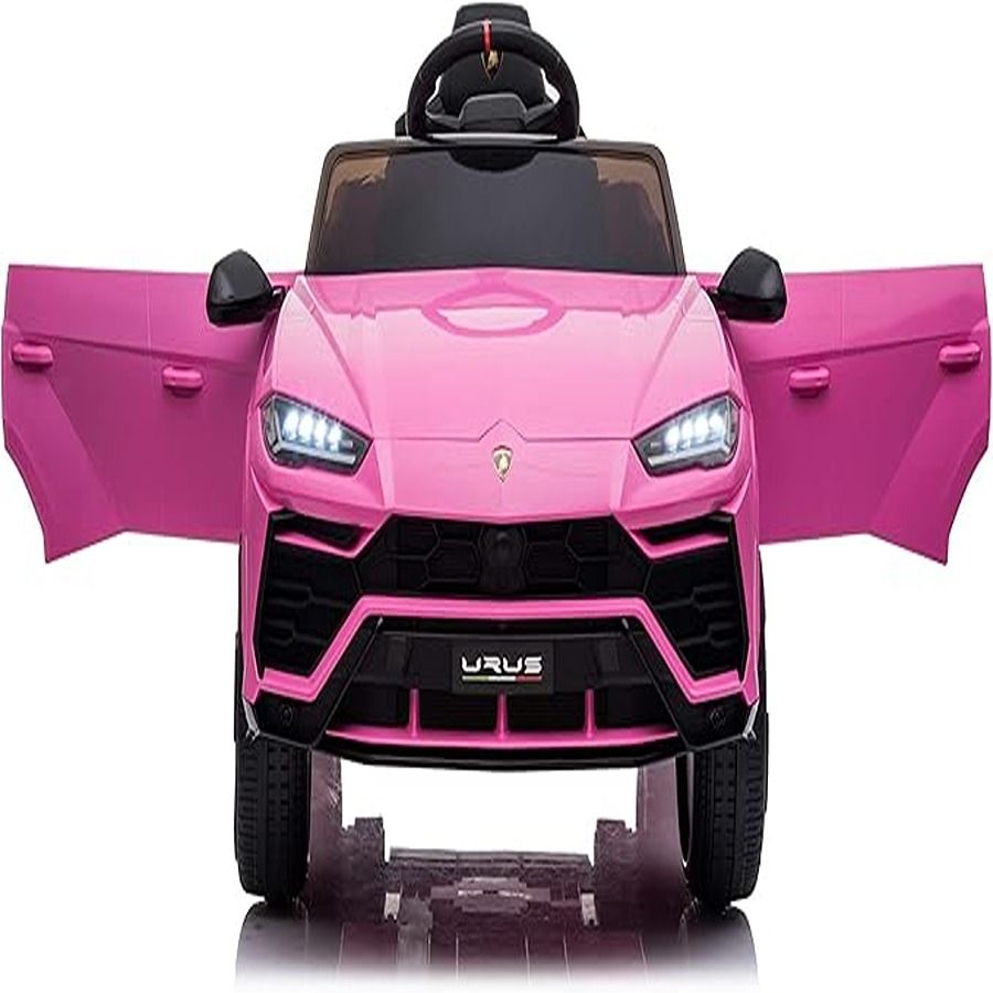 Factual Toys - Officially Licensed Lamborghini Urus Kids Electric Ride On Car 12V - Pink