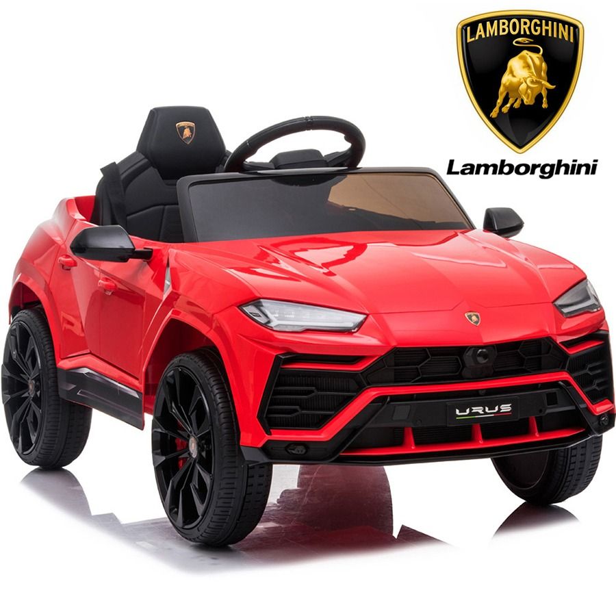 Factual Toys - Officially Licensed Lamborghini Urus Kids Electric Ride On Car 12V - Red