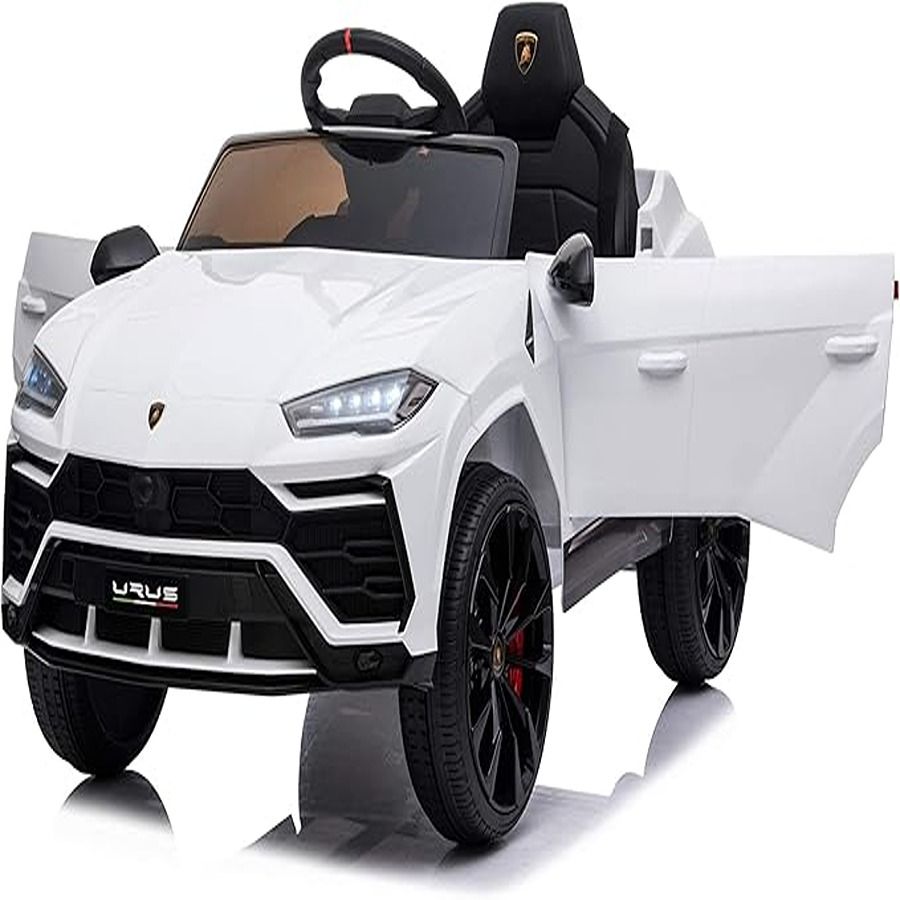 Factual Toys - Officially Licensed Lamborghini Urus Kids Electric Ride On Car 12V - White