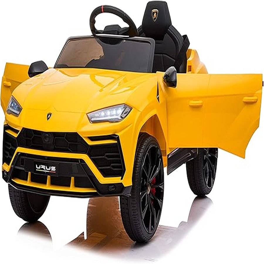 Factual Toys - Officially Licensed Lamborghini Urus Kids Electric Ride On Car 12V - Yellow